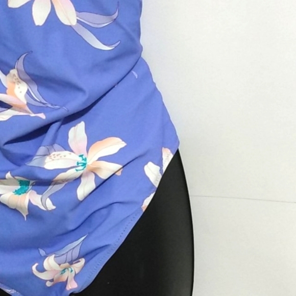 SONSIE BY GRACING LAVENDER CUT-OUT SWIMSUIT - Picture 4 of 9